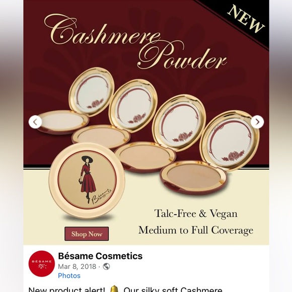 Bésame Light Cashmere Powder Compact - Picture 3 of 3